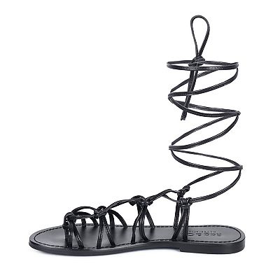 Rag & Co Baxea Women's Tie-Up String Flats