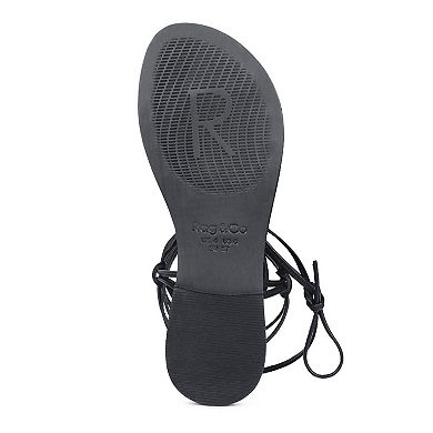 Rag & Co Baxea Women's Tie-Up String Flats
