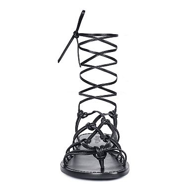 Rag & Co Baxea Women's Tie-Up String Flats