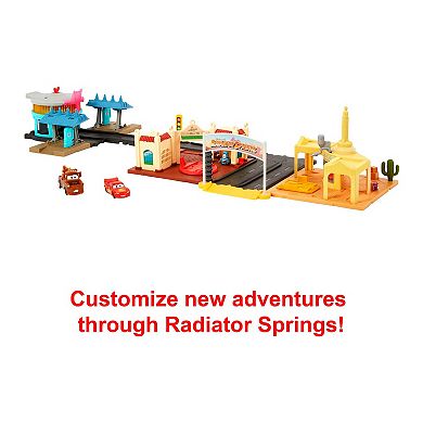 Disney Pixar Cars Toys, On the Road Radiator Springs Tour Playset