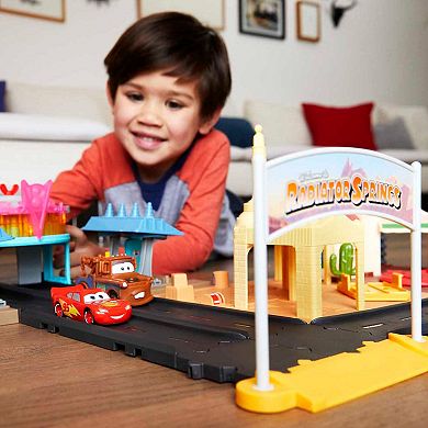 Disney Pixar Cars Toys, On the Road Radiator Springs Tour Playset