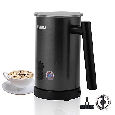 Cyetus 4 in 1 Automatic Milk Frother, Steamer and Milk Foam for Hot and Cold Milk, Hot Chocolate, Latte and Cappuccino