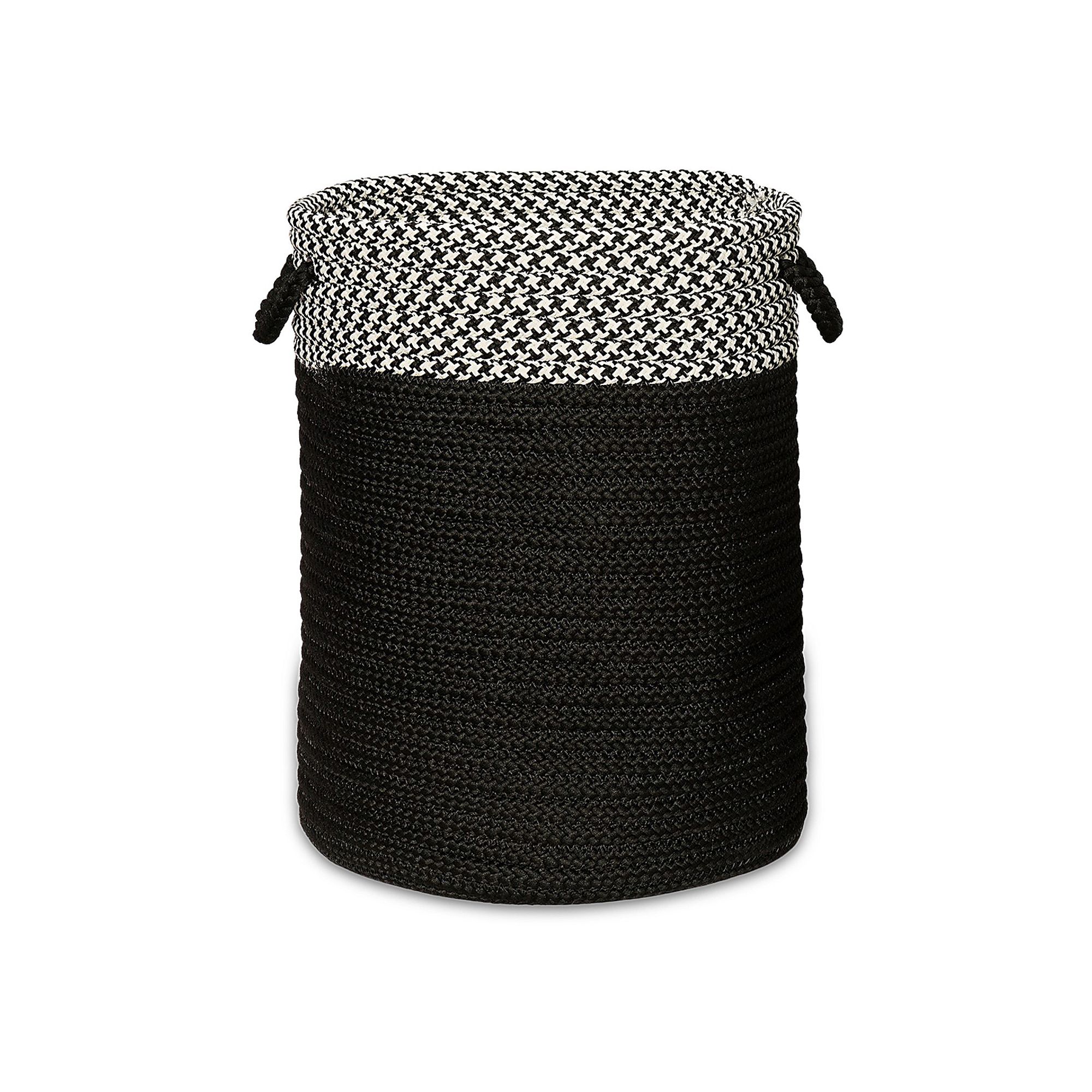 Colonial Mills Splash Indoor-Outdoor Hamper - 17 x 17 x 22, Black
