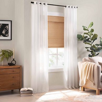 Eclipse Bamboo Cordless Light Filtering Privacy Roman Shade