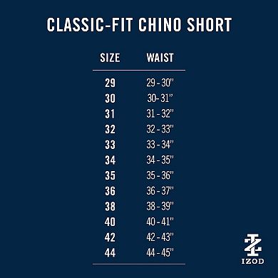 Men's IZOD Saltwater Stretch 9.5in Chino Shorts