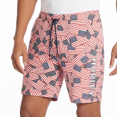 Men s Hurley Americana Flag French Terry Short
