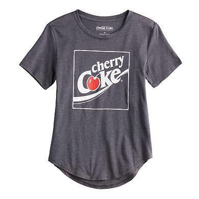 Juniors' Cherry Coke Graphic Tee