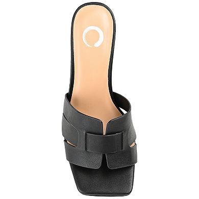 Journee Renatta Women's Tru Comfort Foam™ Block Heel Sandals