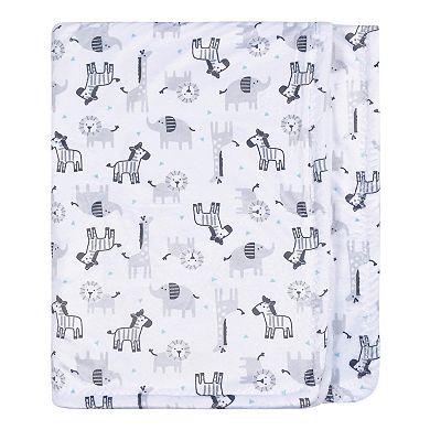 Just Born® Safari Animals Fleece Blanket