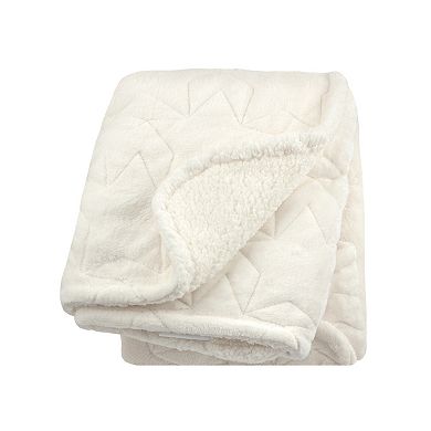 Just Born® White Star Plush Blanket