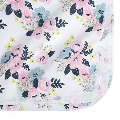 Just Born® 4-Pack Floral Flannel Blankets