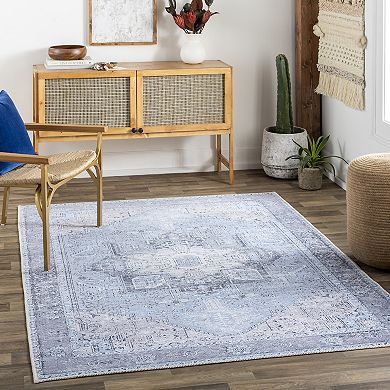 Decor 140 Abie Traditional Washable Area Rug