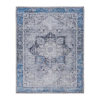 Decor 140 Abie Traditional Washable Area Rug