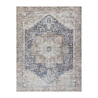 Decor 140 Abie Traditional Washable Area Rug