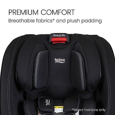 Britax One4Life All-in-One Car Seat with ClickTight Installation + SafeWash Fabrics - Cool-Flow Carbon