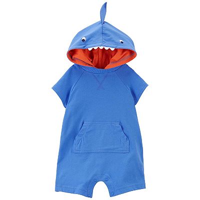 Baby Boy Carter s Hooded Shark Romper