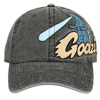 Women's Godzilla Side Embroidery Grey Dye Hat