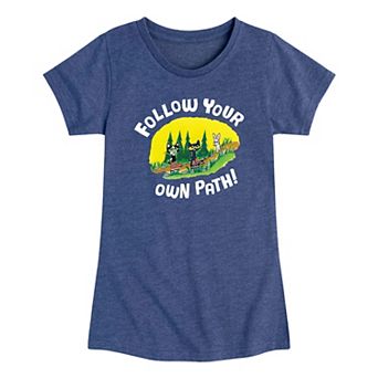 Girls 7-16 Pete The Cat Follow Own Path Graphic Tee