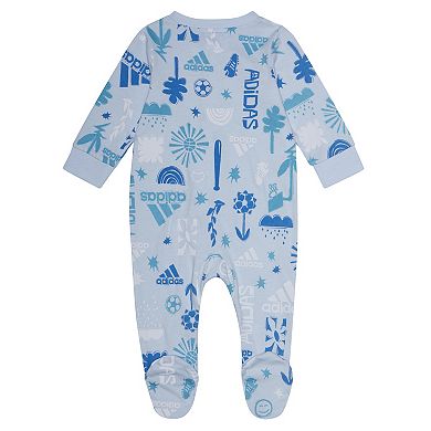 Baby Boy adidas Printed Sleep & Play