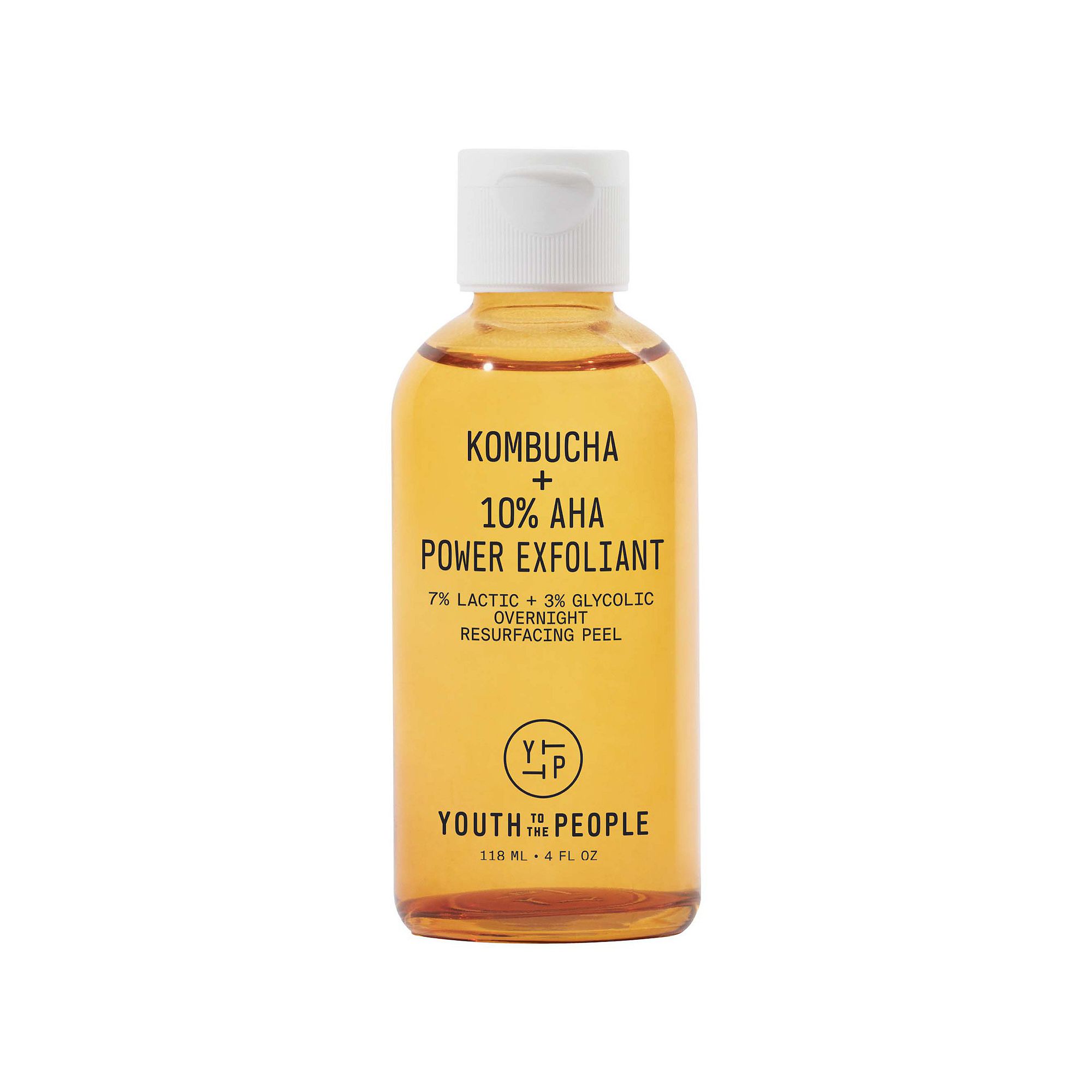 Youth To The People Kombucha + 10% AHA Liquid Exfoliant with Lactic Acid an