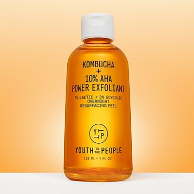 Kombucha + 10% AHA Liquid Exfoliant with Lactic Acid and Glycolic Acid