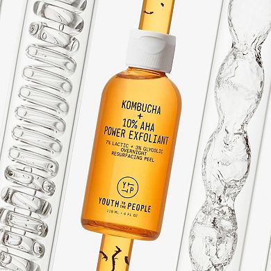 Kombucha + 10% AHA Liquid Exfoliant with Lactic Acid and Glycolic Acid