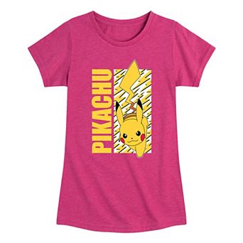 Girls 7-16 Pokemon Pikachu Lightning Bolts Graphic Tee