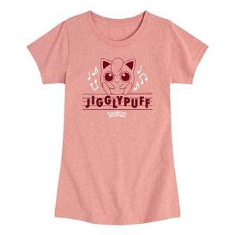 Girls 7-16 Pokemon Jigglypuff Graphic Tee