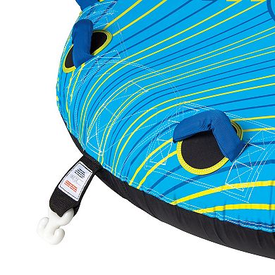 Connelly Triple Play 70 Inch 3 Person Inflatable Boat Towable Inner Tube, Blue