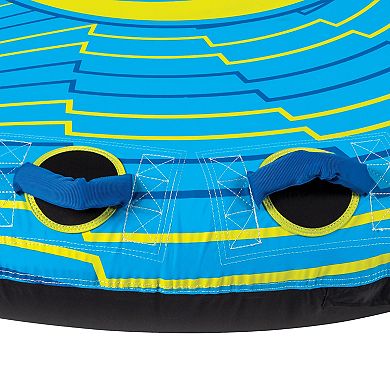 Connelly Triple Play 70 Inch 3 Person Inflatable Boat Towable Inner Tube, Blue