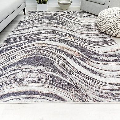 Mason Brooks Celestia Contemporary Abstract Area Rug