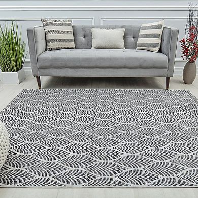 Mason Brooks Celestia Contemporary Geometric Area Rug