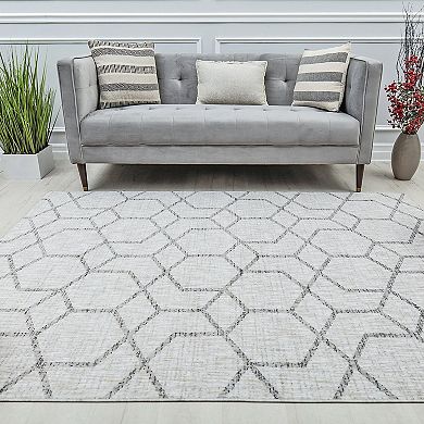 Mason Brooks Celestia Contemporary Geometric Area Rug