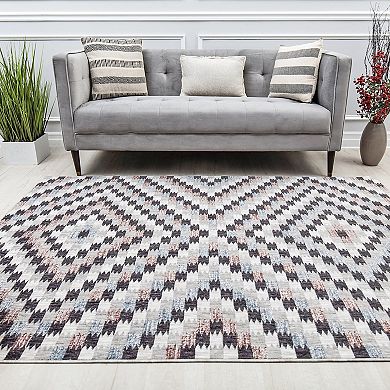 Mason Brooks Celestia Contemporary Geometric Area Rug