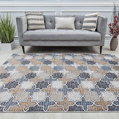 Mason Brooks Celestia Contemporary Geometric Area Rug