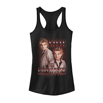 Juniors' Stranger Things Steve "The Babysitter" Racerback Graphic Tank Top