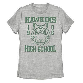 Juniors' Stranger Things Hawkins 1986 High School Graphic Tee