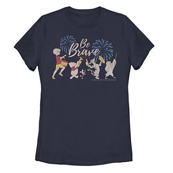Disney's Winnie The Pooh Juniors' "Be Brave" Patriotic Graphic Tee