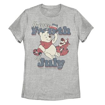Disney's Winnie The Pooh Juniors' "Happy Fourth" Graphic Tee