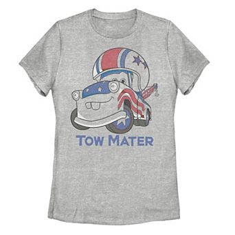 Disney / Pixar's Cars Tow Mater Juniors' 4th of July Flag Paint Job Tee