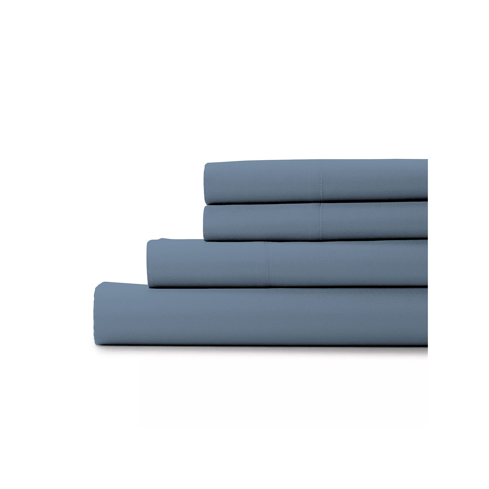 Aireolux 600 Thread Count Cotton Sateen Pillowcase Set, Blue