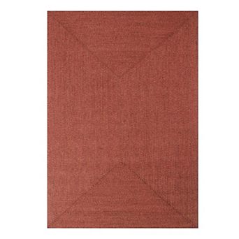 Superior Modern Rustic Bohemian Reversible Multi-Tone Braided Indoor Outdoor Area Rug