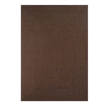 Superior Modern Rustic Bohemian Reversible Multi-Tone Braided Indoor Outdoor Area Rug