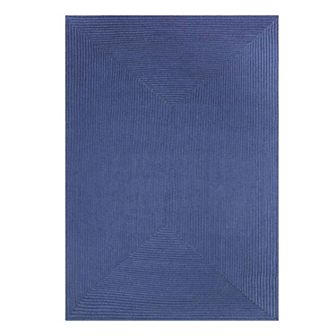Superior Modern Rustic Bohemian Reversible Multi-Tone Braided Indoor Outdoor Area Rug
