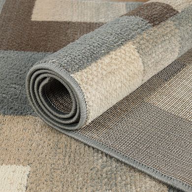 Superior Clifton Modern Patchwork Geometric Indoor Area Rug