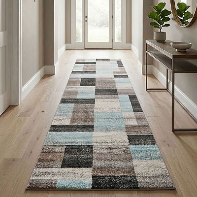 Superior Clifton Modern Patchwork Geometric Indoor Area Rug