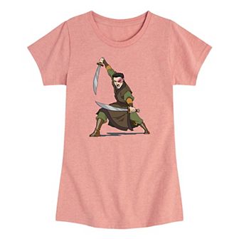 Girls 7-16 Avatar The Last Airbender Battle Stance Graphic Tee