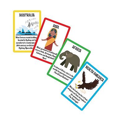 University Games Scholastic The World Card Game Tin