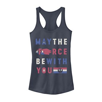 Disney's Star Wars Juniors' "May The Force" Patriotic Graphic Tank Top