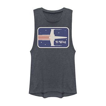 Disney's Star Wars Juniors' X-Wing Patriotic Graphic Tank Top